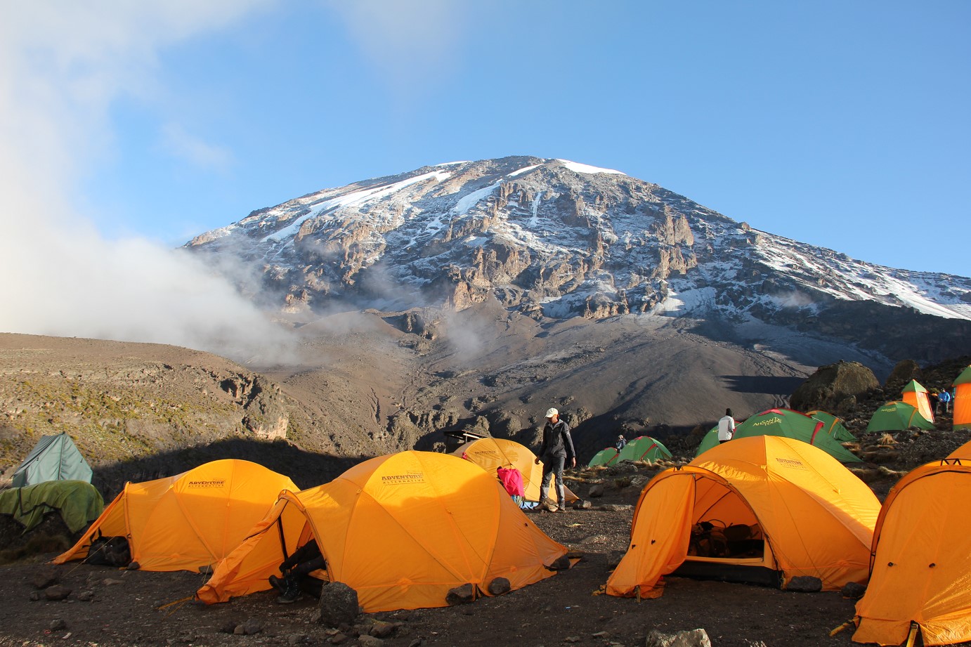 karanga-valley-camp-on-mtkilimanjaro
